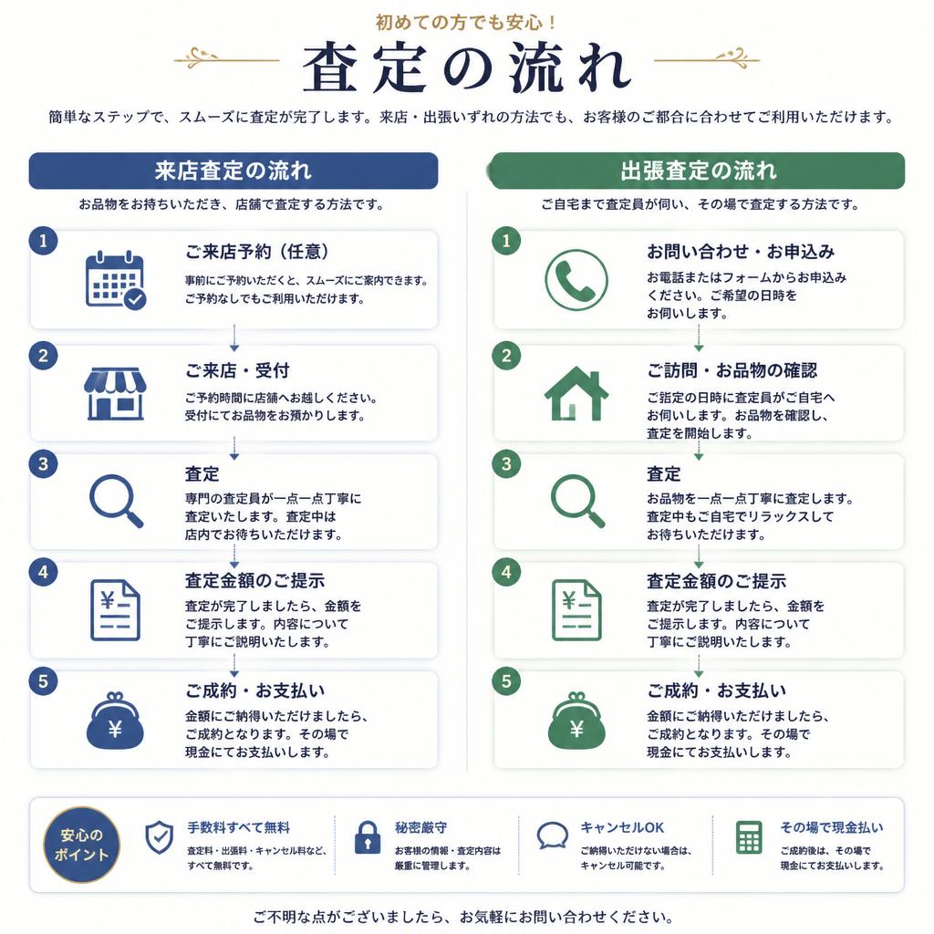 査定フローのご案内