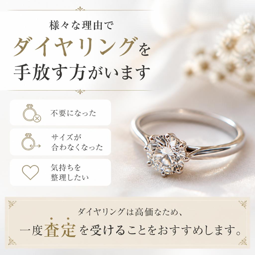 なぜダイヤリングを売るのか？
