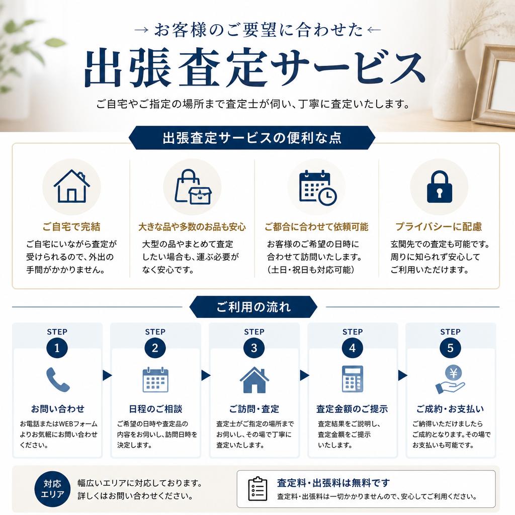 4. 出張査定サービス