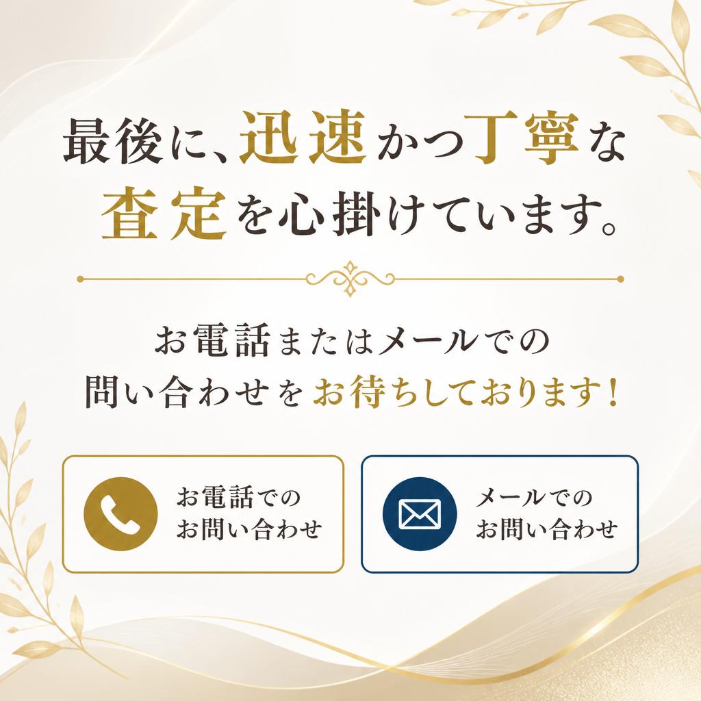 今すぐ無料査定を！