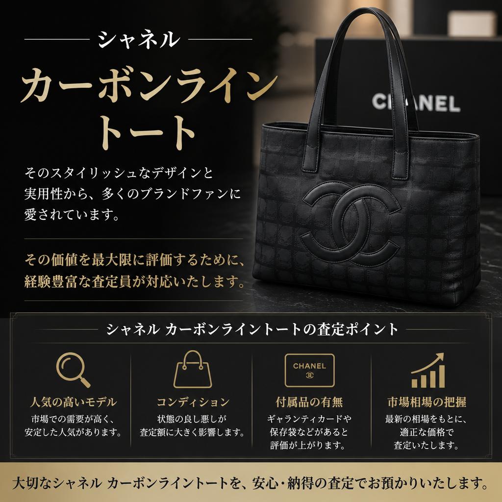 シャネル カーボンライントートの魅力