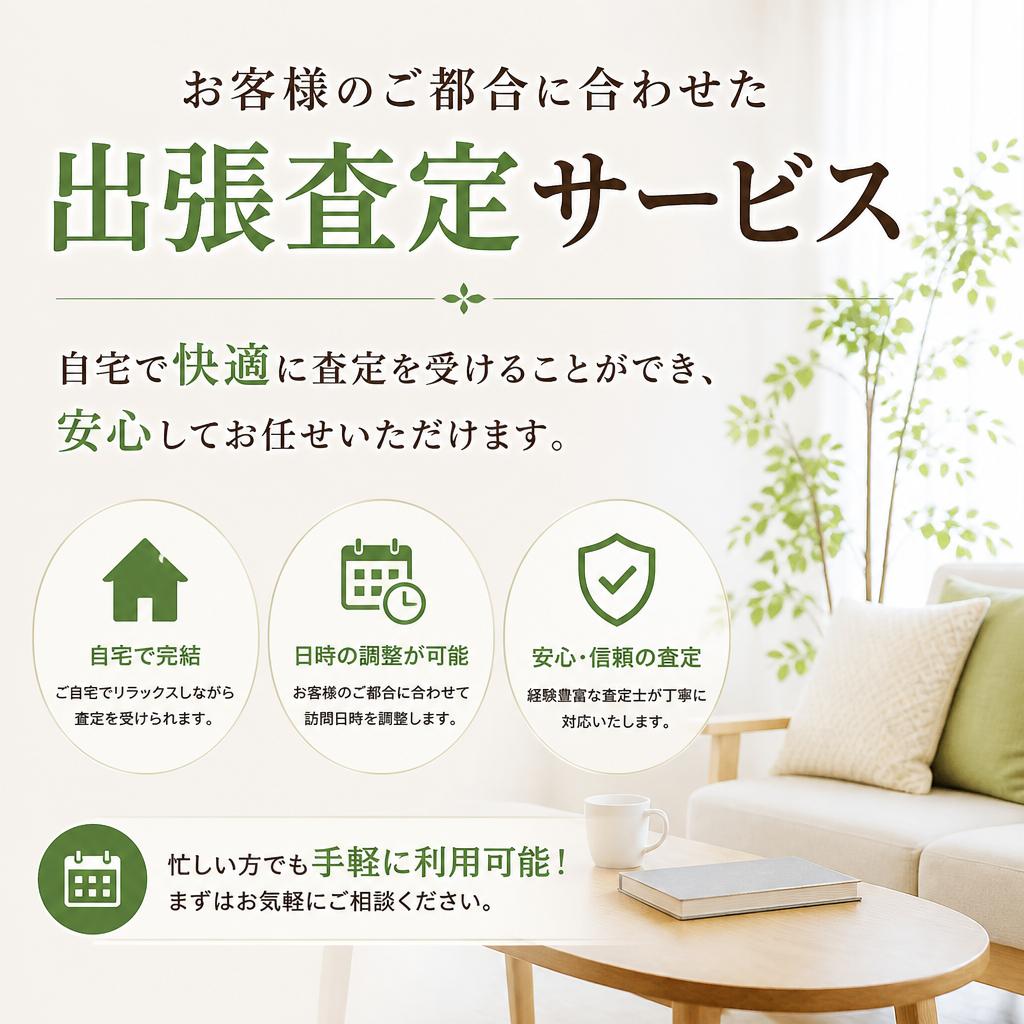 出張査定サービスのご紹介