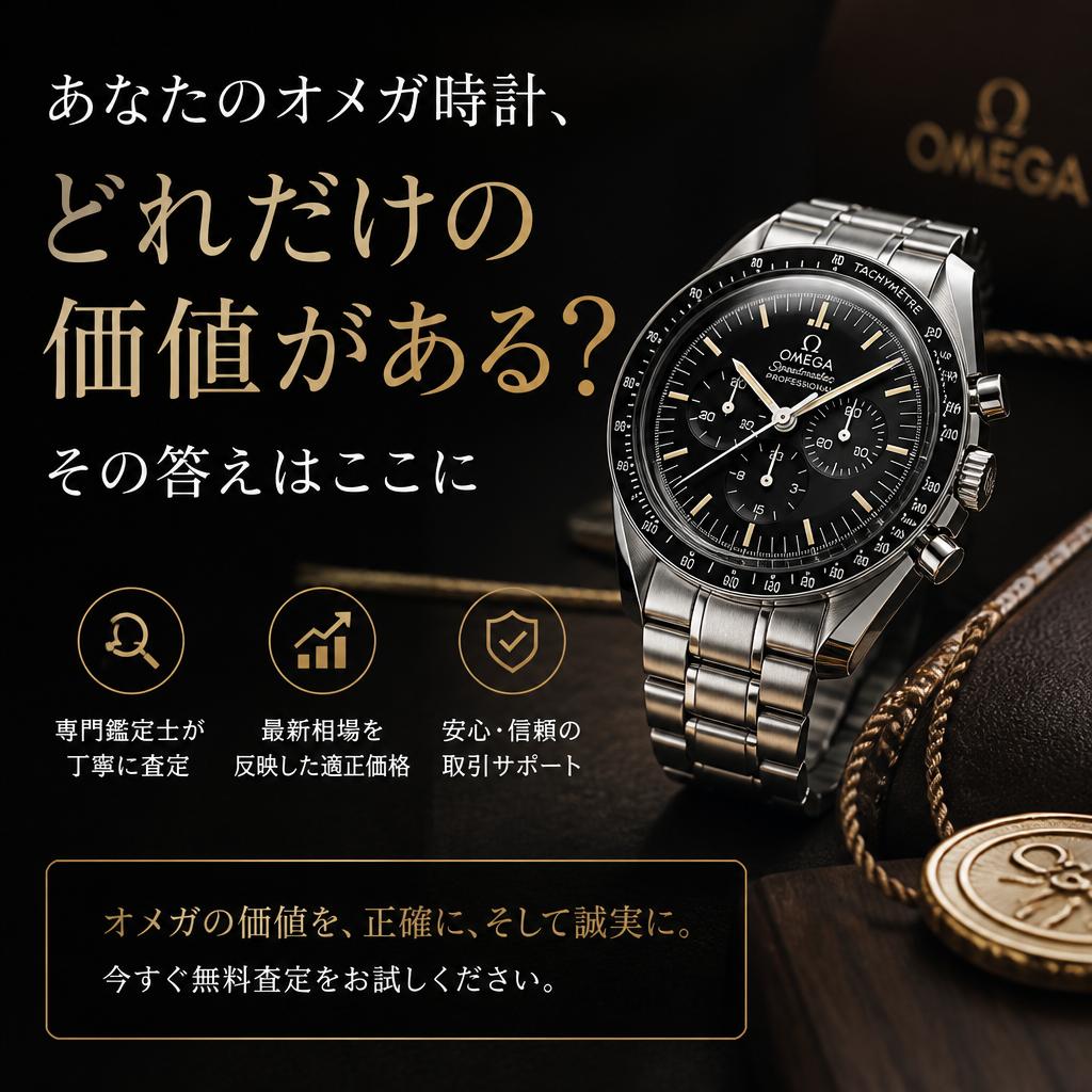 あなたのオメガ時計、どれだけの価値がある？その答えはここに。｜千葉県習志野市のお買取なら買取大吉 京成大久保駅前店