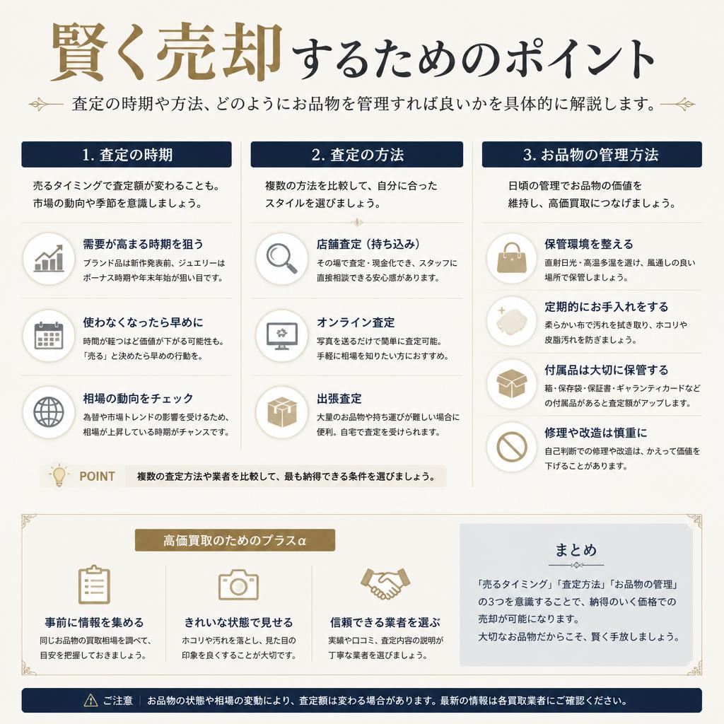 賢い売却方法とは？
