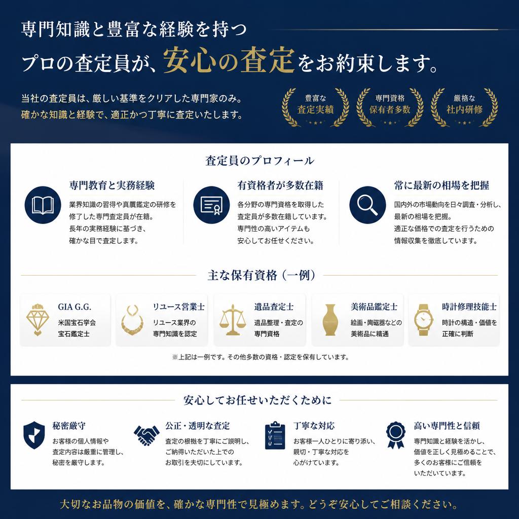 査定員の専門知識