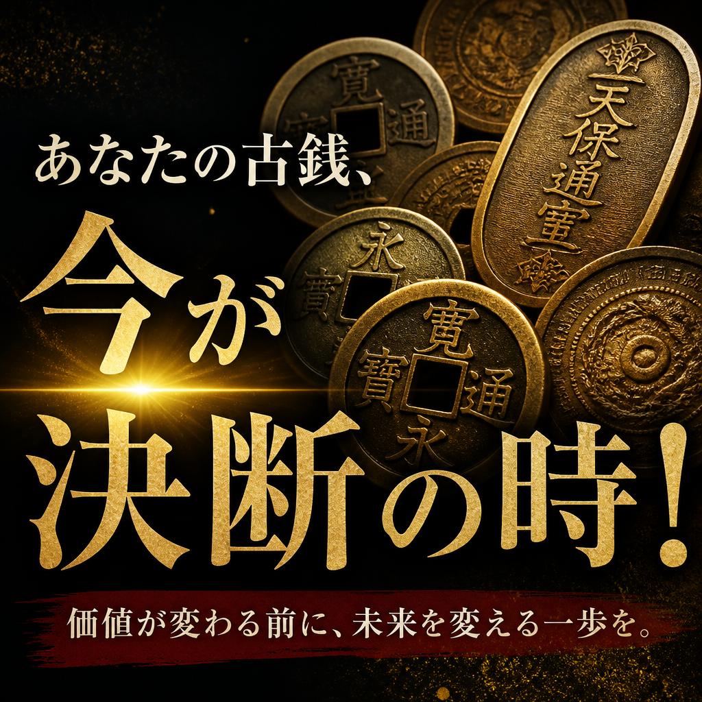 あなたの古銭、今が決断の時！｜千葉県習志野市のお買取なら買取大吉 京成大久保駅前店