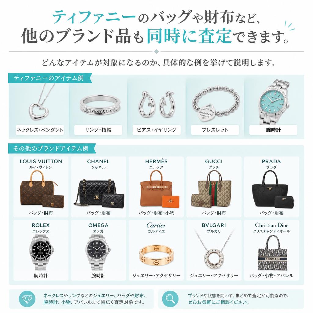 バッグや財布の価値も同時査定