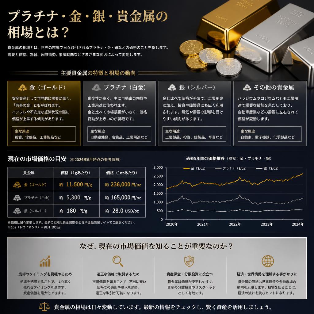 4. プラチナや貴金属の価値