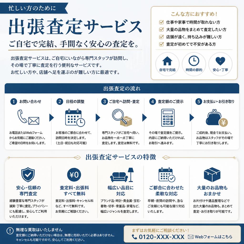 5. 出張査定サービスのご紹介