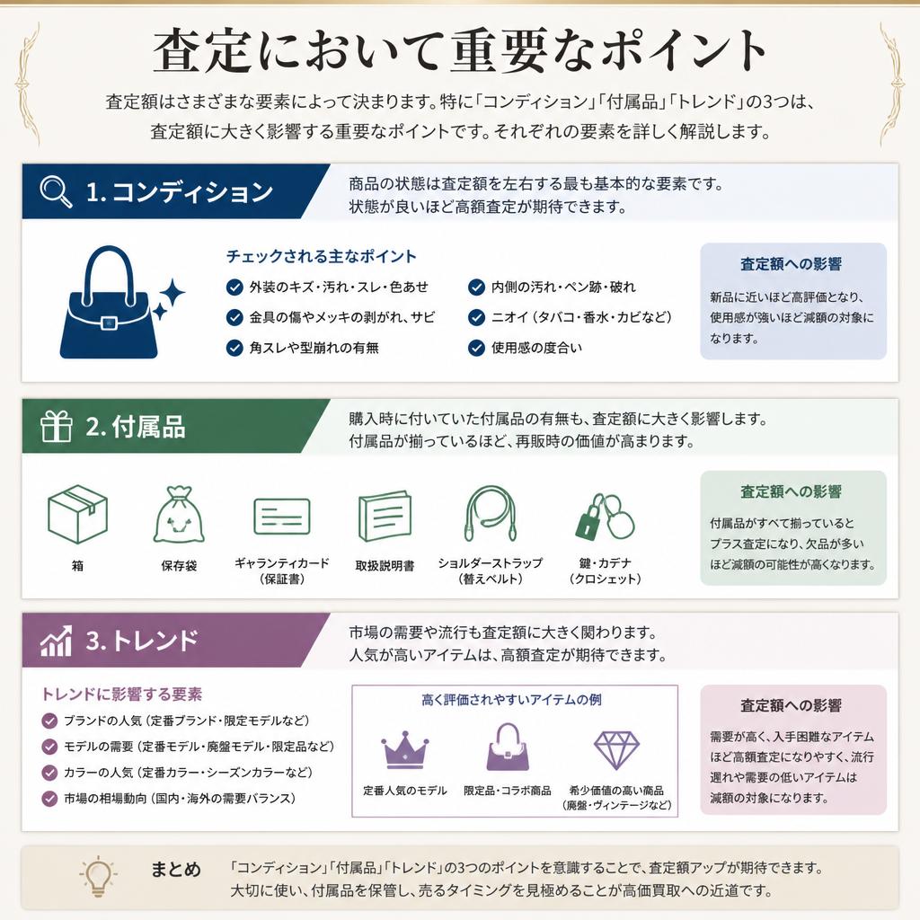 タビー (Tabby)の査定ポイント