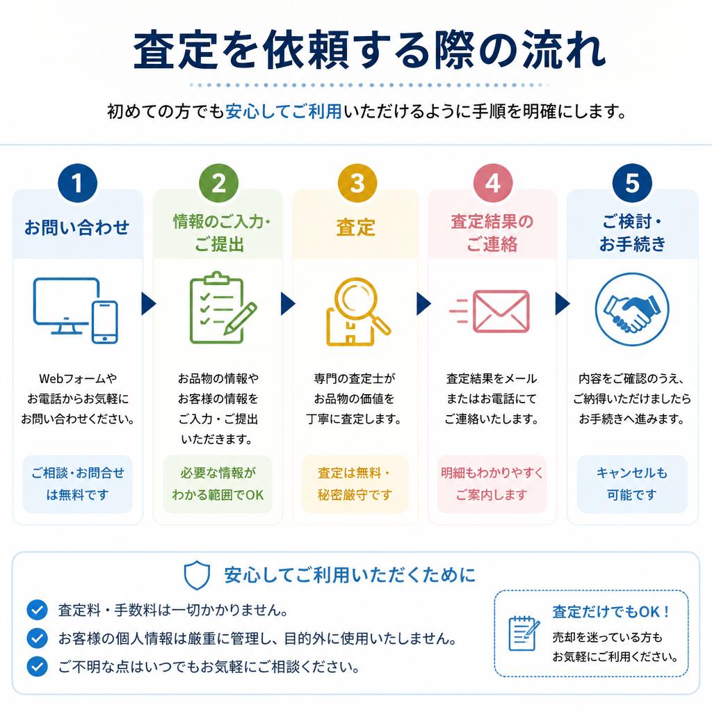 スムーズな査定の流れ