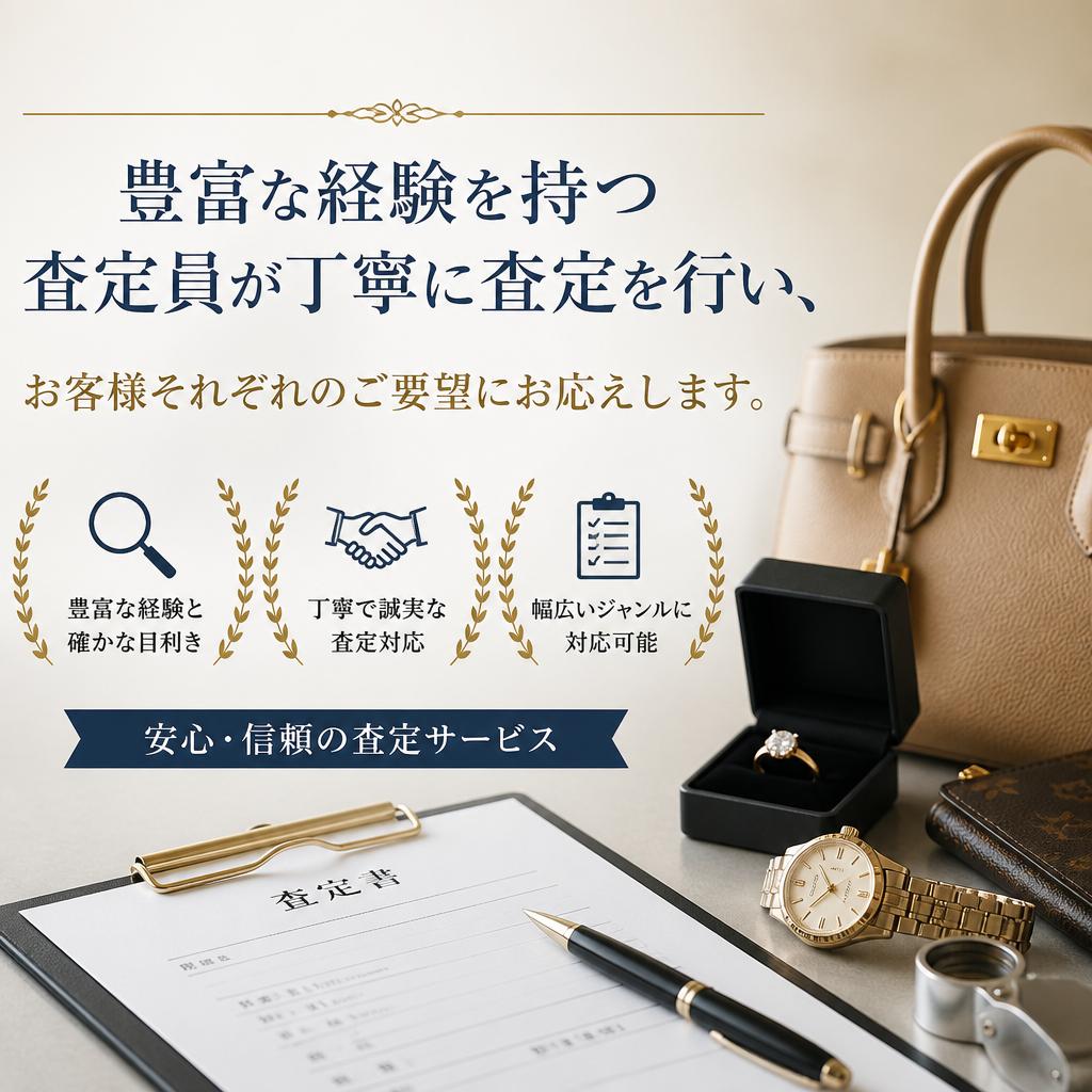 専門の査定員が対応
