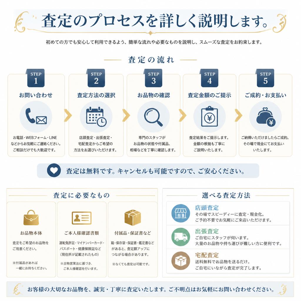 査定の流れと方法