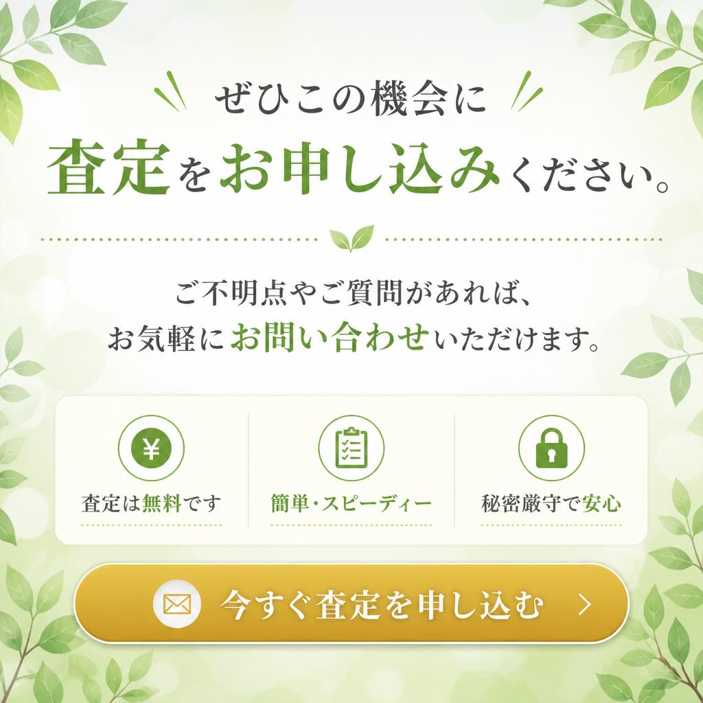 今すぐ査定依頼を！