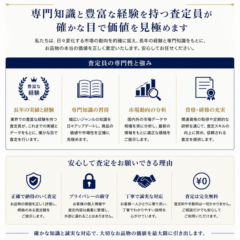 専門知識を持つ査定員