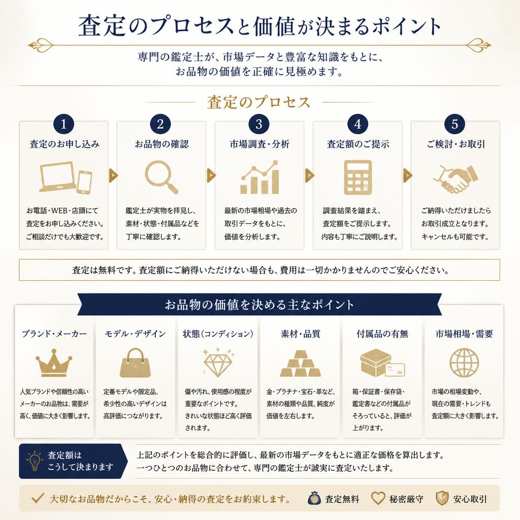 査定の流れとポイント