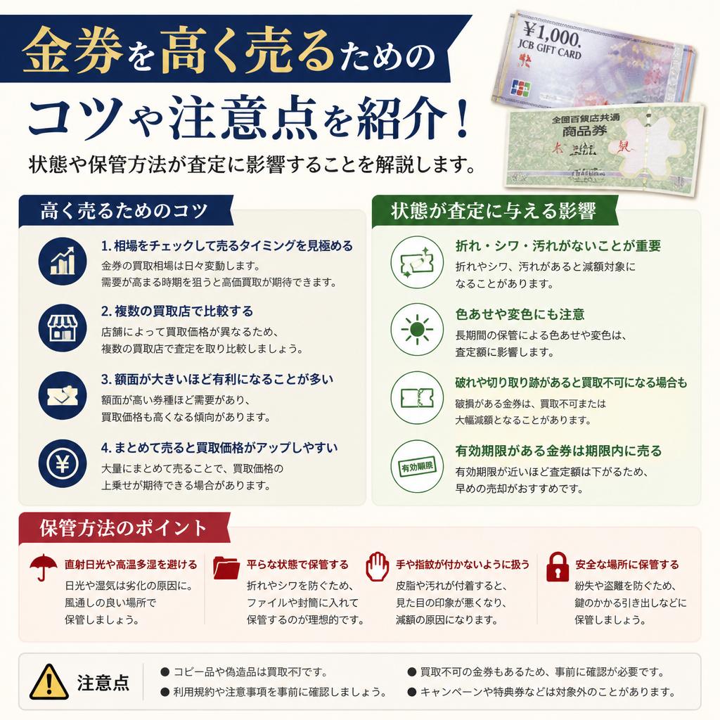 高く売るためのポイント