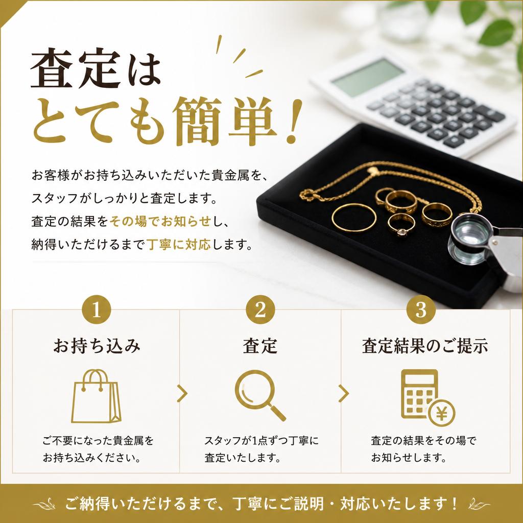 無料査定の流れ