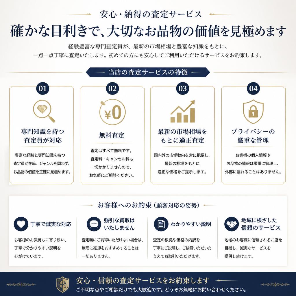 当店の査定の特長