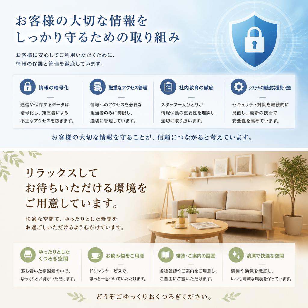 プライバシーへの配慮