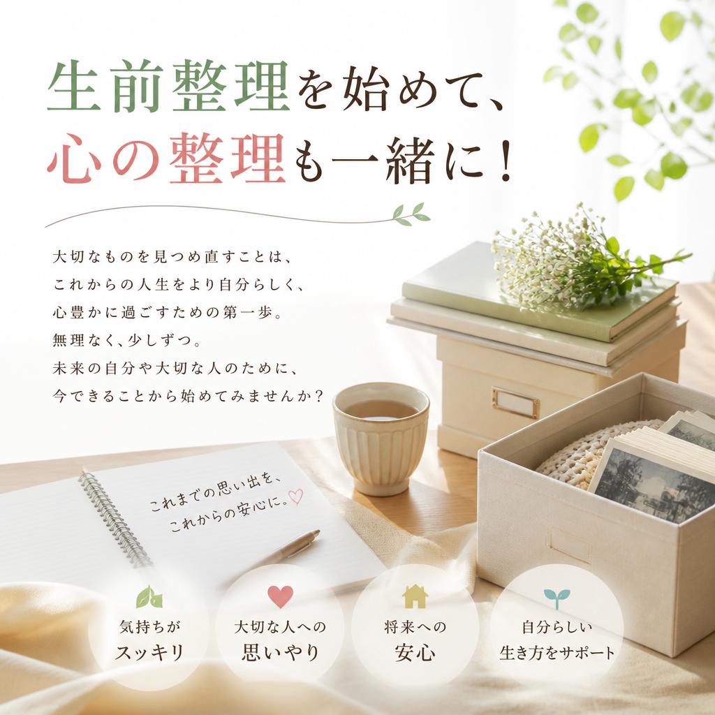 生前整理を始めて、心の整理も一緒に！｜千葉県習志野市のお買取なら買取大吉 京成大久保駅前店
