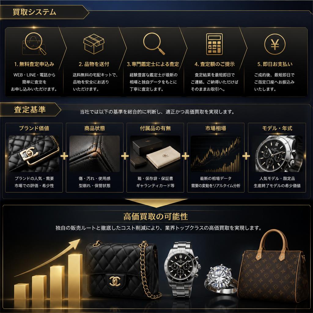 高価買取を実現する秘訣